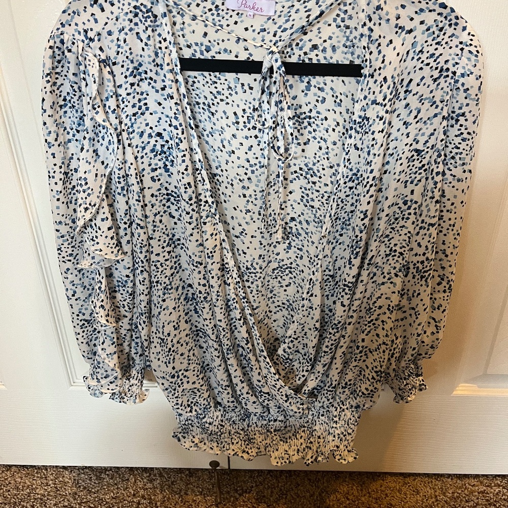 Parker ruffle blouse